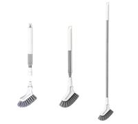 Cymwer Nettoyant pour coulis de carrelage à brosse étroite réglable en | Brosse de nettoyage de sol en acier inoxydable, outil de rangement suspendu pour de salle de bain (Style 2)