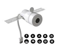 Cymwer Projecteur d'étoiles Veilleuse 2 en 1 USB 360° Col de Cygne | 5 films interchangeables, double mode chambre enfant galaxie plafond, lampe atmosphérique économique, cadeau parfait