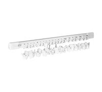 Cymwer Rail coulissant support de tube pommade crème lotion 20 (B) | Support de rangement à tubes à presser sur porte, organisateur d'armoire suspendu en ABS