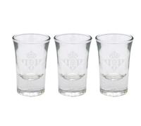 CYP BRAND - Real Betis Balompié, Verre à liqueur, Verre, Durable, Compatible lave-vaisselle et micro-ondes, Capacité 34 ml, Produit officiel