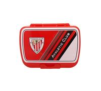 CyP Brands Athletic Club Appareil à croque-monsieur, boîte à sandwich, boîte à lunch, transporteur de nourriture, couleur rouge, produit officiel