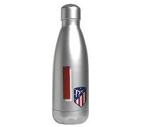 CYP BRANDS Atletico de Madrid - Bouteille d'eau en acier inoxydable, fermeture hermétique, lettre I rouge, 550 ml, couleur métallisée, produit officiel
