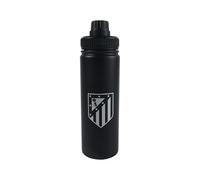 CyP Brands Atlético Madrid Bouteille en acier 750 ml Bidon Gourde Noir Produit officiel