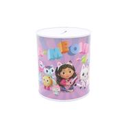 CyP Brands Gabby - Tirelire en métal pour pièces de Monnaie, Dimensions 10 x 10 x 12 cm, Multicolore, Produit Officiel