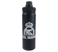 CYP BRANDS Gourde en acier inoxidable Real Madrid 750ml - Sans BPA, résistante à l'oxydation, avec bouchon large