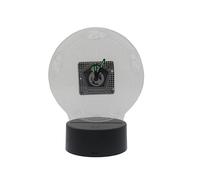 CyP Brands-Real Madrid Montre réveil en méthacrylate avec lumière LED Produit officiel