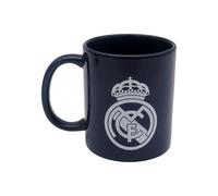 CyP Brands Tasse Real Madrid céramique 330 ml bleue, blason blanc, produit officiel