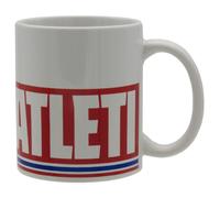 CYP BRANDS Tasse en céramique Officielle Atlético de Madrid - 11,5 cm - Lavable au lave-vaisselle et micro-ondes