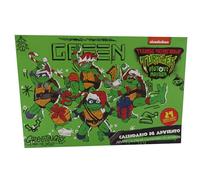 CYP Brands Tortues Ninja Calendrier de l'Avent Calendriers Cadeaux Noël Multicolore Produit officiel