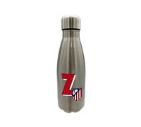 CYPBRANDS Atlético de Madrid Gourde en acier inoxydable avec fermeture hermétique Motif lettre A en rouge 550 ml