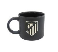 CYPBRANDS Atlético de Madrid, tasse, tasse en céramique, petit déjeuner, ustensiles de cuisine, tasses originales, couleur noire, produit officiel