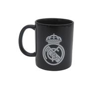 CyP Brands Tasse Real Madrid en céramique noire avec blason blanc 8x12x9,5 cm