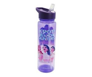 CYPBRANDS K-Pop Bouteille d'eau Demon Hunters Huntrix Bouteille d'eau bidon Capacité 700 ml Violet Produit officiel