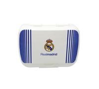 CYPBRANDS Real Madrid Boîte à sandwich Boîte à sandwich Boîte à sandwich Boîte à déjeuner Blanc Produit officiel