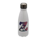 CYPBRANDS Snoopy Bouteille d'eau en acier inoxydable avec fermeture hermétique Lettre Z multicolore Blanc 550 ml
