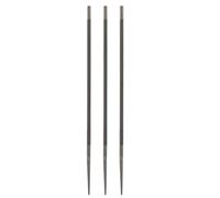 Cyrank Limes à Chaîne De Tronçonneuse 3 Pièces, Limes De Tronçonneuse Rondes De 5,2 Mm pour Affûter L'affûteur De Chaîne De Tronçonneuse Kit D'accessoires pour Le Travail du Bois Limes Rondes