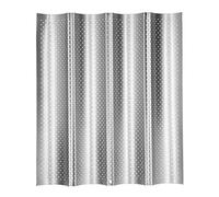 Cyrank Moule à baguette perforé, plateau de cuisson à baguette en acier inoxydable plateau à pain antiadhésif pour la cuisson de moules à pain français 4 et 3 vagues(02)
