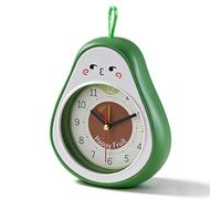 Cyrank Réveil De Fruits De Dessin Animé, Réveil Drôle en Forme De Poire Et D'avocat pour Enfants, Fonctionne à Piles, Corde Suspendue, Horloge De Table Mignonne (Avocado)