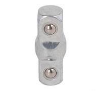 CYRENT Adaptateur carré de 1 cm, tige d'extension à double tête pour | Retournez l'adaptateur pour basculer entre les interfaces de prise de 0,6 cm à 1 cm. Extrémités carrées usinées avec