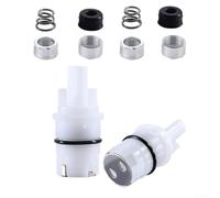 CYRENT for peerless RP42096 Kit de réparation de robinet 2 cartouches en plastique avec ressorts en acier inoxydable et sièges en caoutchouc pour réparation de fuite
