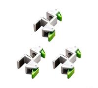 CYRENT Guide de perçage - Pince de positionnement - Gabarit de traçage pour | Gabarit de travail du bois portable pour montage d'armoire et trous de goupille d'étagère. Antidérapant. Positionnement