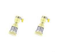 CYRENT Lot de 2 filtres à eau pour robinet en acier inoxydable - Purification multi-étapes - Élimine les sédiments et la rouille - Facile à installer pour évier de cuisine