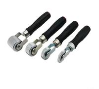 CYRENT Lot de 4 rouleaux de couture avec poignée en plastique - Rouleaux de pression 6/20/40 mm pour réparation de pneus et amortissement sonore