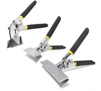 CYRENT Pince pliante pour électricien - Outil de cintrage à mâchoires courbées de 75 mm pour travaux de tôlerie (C)