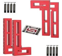 CYRENT Règle à angle droit pour le travail du bois, outil carré réglable | Parfait pour l'encadrement, les armoires et les travaux de mise en page de bricolage. Graduations claires pour une mesure et