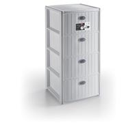 CZ armoire 4 tiroirs blanc,80x40x40cm, im.rotin