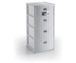 CZ armoire 4 tiroirs blanc,80x40x40cm, im.rotin