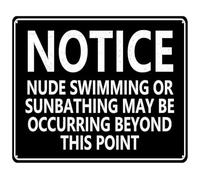CZMDKEXM All Beach Notice Funny Metal Sign Retro Coastal Humor For Man Cave Garage House Wall Decor 8 X 12 inch