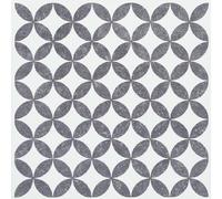 d-c-fix 6x dalle PVC adhesive murale Amria gris 15x15 cm - stickers carrelage pour crédence cuisine, salle de bain - décoratif autocollant carreaux muraux