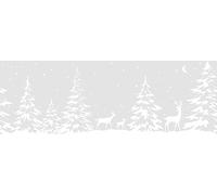 d-c-fix film fenêtre anti regard électrostatiques bordures Blanc Forêt - opaque adhésif et décoratif brise-vue cache - pour vitre, vitrage, douche - 20 cm x 1,5 m
