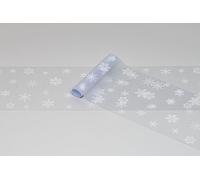 d-c-fix film fenêtre anti regard électrostatiques bordures Flocons de neige - opaque adhésif et décoratif brise-vue cache - pour vitre, vitrage, douche - 20 cm x 1,5 m