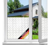 d-c-fix film pour fenêtre anti regard Chester 45 cm x 1,5 m - film occultant statique pour vitres à motif moderne - adhérence statique, opaque, décoratif
