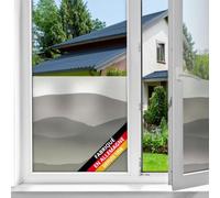 d-c-fix Film pour fenêtre Anti Regard Montagne 45 cm x 1,5 m | film occultant statique pour vitres à motif moderne - adhérence statique, opaque, décoratif