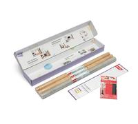 d-c-fix Kit créatif de film adhésif pour meubles pour étagère Ikea Kallax - 2 x Jura Pine, 1 x Concrete (67,5 cm x 2 m chacun)