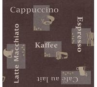 d-c-Fix Nappe Toile cirée rectangulaire Cappuccino Chocolat 150 cm x 250 | cm oval - nappe imperméable et anti tache style vintage pour table de cuisine, salle à manger ou jardin - contact alimentaire