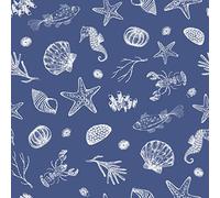 d-c-fix nappe toile cirée rectangulaire Narius 150 cm rund - nappe imperméable et anti tache style vintage pour table de cuisine, salle à manger ou jardin - contact alimentaire