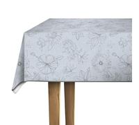 D-C-TABLE - Nappe ronde manhattan palmas gris 150cm