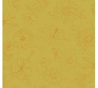 d-c-fix nappe toile cirée rectangulaire Palmas jaune 110 cm x 140 cm rectangulaire
