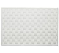 d-c-fix set de table Catania Circle Blanc 30 cm x 43 cm eckig - set de table jaune moderne pour table salle à manger et cuisine - set de table lavable, contact alimentaire