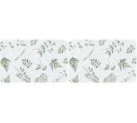 d-c-fix Set de Table Catania Circle Meadowia Green 29 cm x 44 cm eckig - Set de Table Jaune Moderne pour Table Salle à Manger et Cuisine - Set de Table Lavable, Contact Alimentaire (Lot de 2)