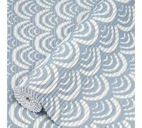 d-c-fix Tapis de Bain antidérapant en Mousse Souple Porcelain 65 cm x 2 m | tapis de sol salle de bain lavable et respirant - pour salle de bain, cuisine, chambre d’enfant & terrasse