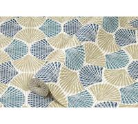 d-c-fix Tapis de Bain antidérapant en Mousse Souple Seashells 65 cm x 2 m | tapis de sol salle de bain lavable et respirant - pour salle de bain, cuisine, chambre d’enfant & terrasse