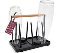 D&D Living Drippo All-in-One Porte-bouteilles - Séchoir universel, égouttoir pour toutes sortes de bouteilles, noir