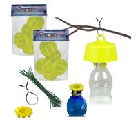 D&D Tap Trap Lot de 10 pièges écologiques pour la capture de masse d'insectes, de mouches, de moustiques, de guêpes et de frelons (2 boîtes de 5 pièces)