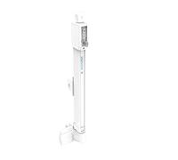 D&D Technologies MagnaLatch ML3TPKAWT, Serrure et loquet de sécurité pour piscine et enfant (tirette haute, magnétique, clé verrouillable, blanc) pour tout portail carré