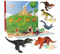 D-FantiX Calendrier de l'Avent Dinosaure pour enfants, 24 jours de compte à rebours vers Noël Calendriers de l'Avent Jouet Dino Cadeau de Noël pour garçons filles 3 4 5 6 ans